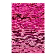 Pink  Waves Flow Series 1 Shower Curtain 48  X 72  (small)  by DimitriosArt