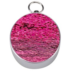 Pink  Waves Flow Series 1 Silver Compasses by DimitriosArt