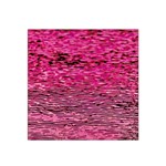 Pink  Waves Flow Series 1 Satin Bandana Scarf Front