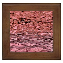 Pink  Waves Flow Series 2 Framed Tile by DimitriosArt