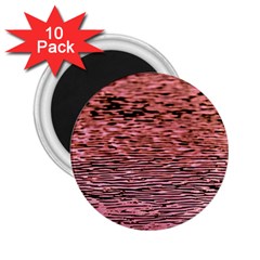 Pink  Waves Flow Series 2 2 25  Magnets (10 Pack)  by DimitriosArt