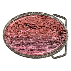 Pink  Waves Flow Series 2 Belt Buckles by DimitriosArt