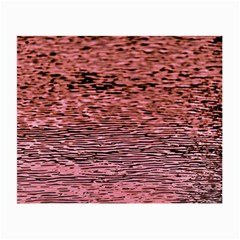 Pink  Waves Flow Series 2 Small Glasses Cloth by DimitriosArt