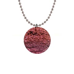 Pink  Waves Flow Series 2 1  Button Necklace by DimitriosArt