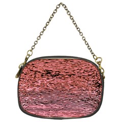 Pink  Waves Flow Series 2 Chain Purse (two Sides) by DimitriosArt