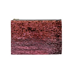 Pink  Waves Flow Series 2 Cosmetic Bag (medium) by DimitriosArt