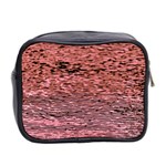 Pink  Waves Flow Series 2 Mini Toiletries Bag (Two Sides) Back