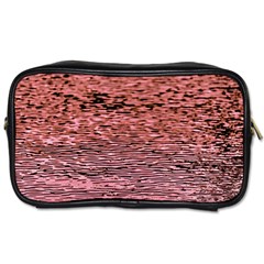 Pink  Waves Flow Series 2 Toiletries Bag (two Sides) by DimitriosArt