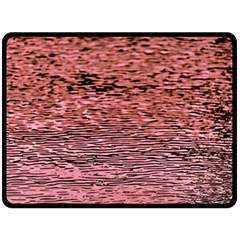 Pink  Waves Flow Series 2 Fleece Blanket (large)  by DimitriosArt