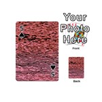 Pink  Waves Flow Series 2 Playing Cards 54 Designs (Mini) Front - Spade5