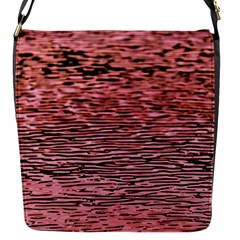 Pink  Waves Flow Series 2 Flap Closure Messenger Bag (s) by DimitriosArt