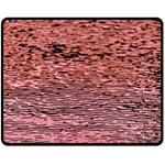 Pink  Waves Flow Series 2 Double Sided Fleece Blanket (Medium)  58.8 x47.4  Blanket Back