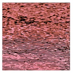 Pink  Waves Flow Series 2 Large Satin Scarf (square) by DimitriosArt