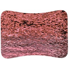 Pink  Waves Flow Series 2 Velour Seat Head Rest Cushion by DimitriosArt