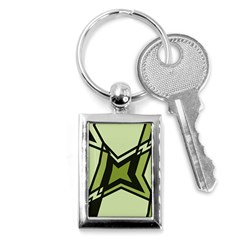 Abstract Pattern Geometric Backgrounds   Key Chain (rectangle) by Eskimos