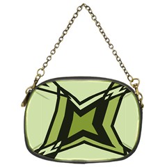 Abstract Pattern Geometric Backgrounds   Chain Purse (one Side)