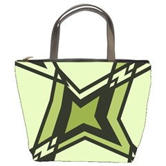 Abstract Pattern Geometric Backgrounds   Bucket Bag by Eskimos