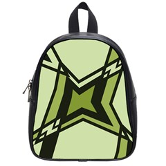 Abstract Pattern Geometric Backgrounds   School Bag (small) by Eskimos