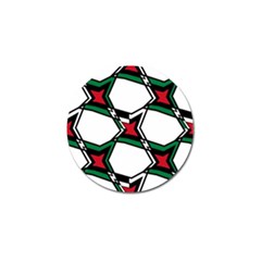 Abstract Pattern Geometric Backgrounds   Golf Ball Marker by Eskimos