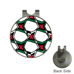 Abstract Pattern Geometric Backgrounds   Hat Clips With Golf Markers by Eskimos