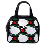 Abstract pattern geometric backgrounds   Classic Handbag (One Side) Front