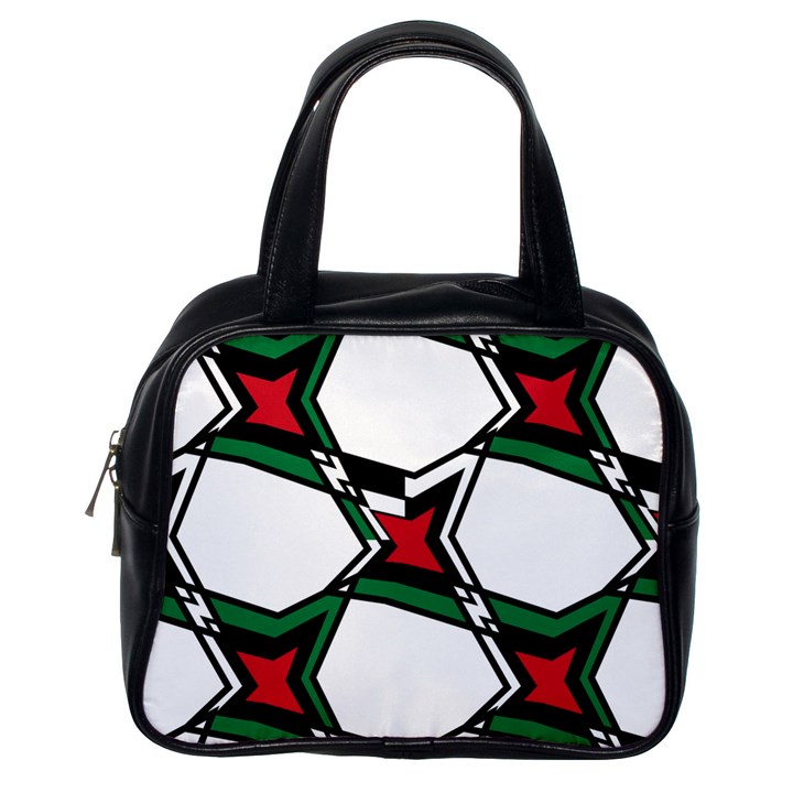 Abstract pattern geometric backgrounds   Classic Handbag (One Side)