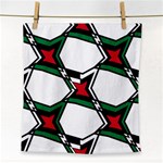 Abstract pattern geometric backgrounds   Face Towel Front