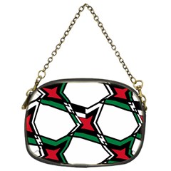 Abstract Pattern Geometric Backgrounds   Chain Purse (one Side) by Eskimos