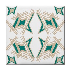 Abstract Pattern Geometric Backgrounds   Tile Coaster by Eskimos