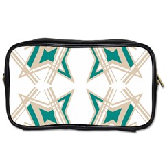 Abstract Pattern Geometric Backgrounds   Toiletries Bag (one Side) by Eskimos