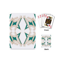 Abstract Pattern Geometric Backgrounds   Playing Cards Single Design (mini) by Eskimos