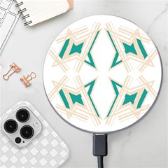 Abstract Pattern Geometric Backgrounds   Wireless Charger by Eskimos