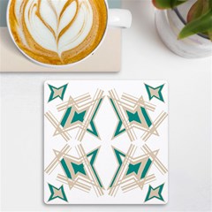 Abstract Pattern Geometric Backgrounds   Uv Print Square Tile Coaster 