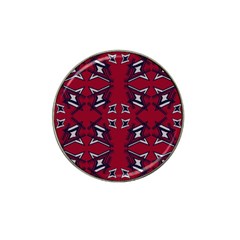 Abstract Pattern Geometric Backgrounds   Hat Clip Ball Marker by Eskimos