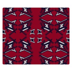 Abstract Pattern Geometric Backgrounds   Double Sided Flano Blanket (small)  by Eskimos