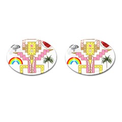 Music And Other Stuff Cufflinks (oval)