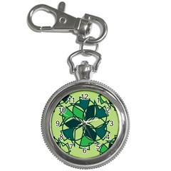 Abstract Pattern Geometric Backgrounds   Key Chain Watches by Eskimos