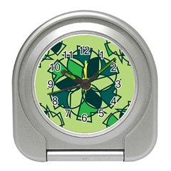 Abstract Pattern Geometric Backgrounds   Travel Alarm Clock