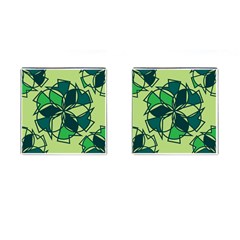 Abstract Pattern Geometric Backgrounds   Cufflinks (square) by Eskimos