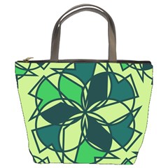 Abstract Pattern Geometric Backgrounds   Bucket Bag by Eskimos