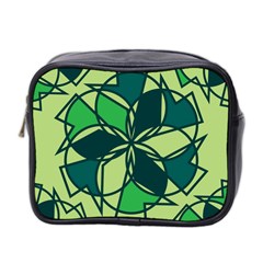 Abstract Pattern Geometric Backgrounds   Mini Toiletries Bag (two Sides) by Eskimos