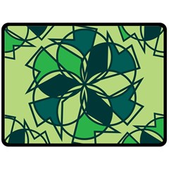 Abstract Pattern Geometric Backgrounds   Double Sided Fleece Blanket (large)  by Eskimos