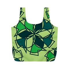 Abstract Pattern Geometric Backgrounds   Full Print Recycle Bag (m) by Eskimos