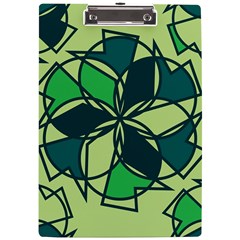 Abstract Pattern Geometric Backgrounds   A4 Clipboard