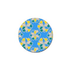 Abstract Pattern Geometric Backgrounds   Golf Ball Marker by Eskimos