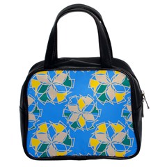 Abstract Pattern Geometric Backgrounds   Classic Handbag (two Sides)