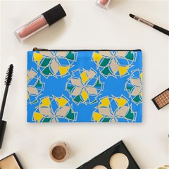 Abstract Pattern Geometric Backgrounds   Cosmetic Bag (medium) by Eskimos