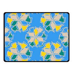 Abstract Pattern Geometric Backgrounds   Double Sided Fleece Blanket (small)  by Eskimos