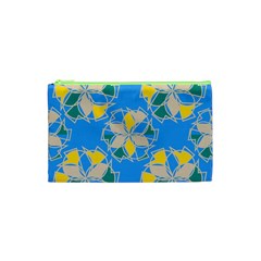 Abstract Pattern Geometric Backgrounds   Cosmetic Bag (xs) by Eskimos