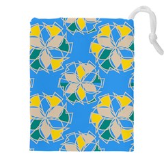 Abstract Pattern Geometric Backgrounds   Drawstring Pouch (5xl) by Eskimos